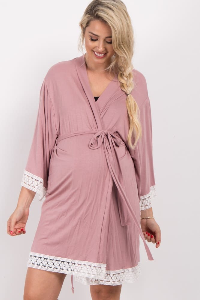 plus size robe and gown set