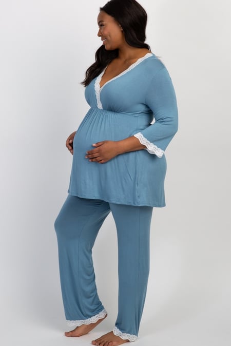 Plus Size Maternity Sleepwear Lounge Intimates Pinkblush Maternity