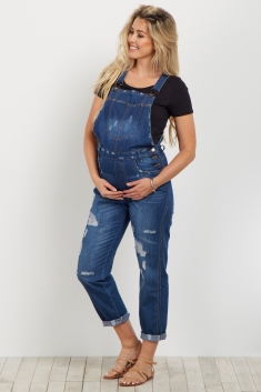 maternity denim jumper