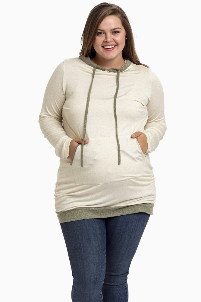 plus size hoodie tunic