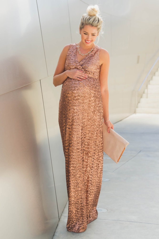 maternity sequin jumpsuit