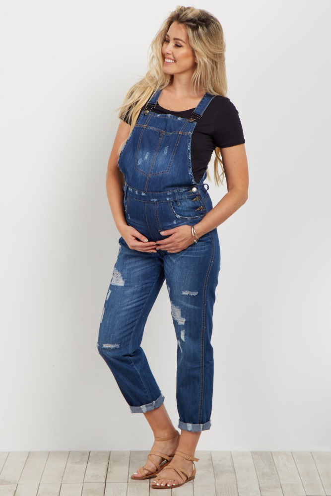 jeans jumpsuit for pregnant