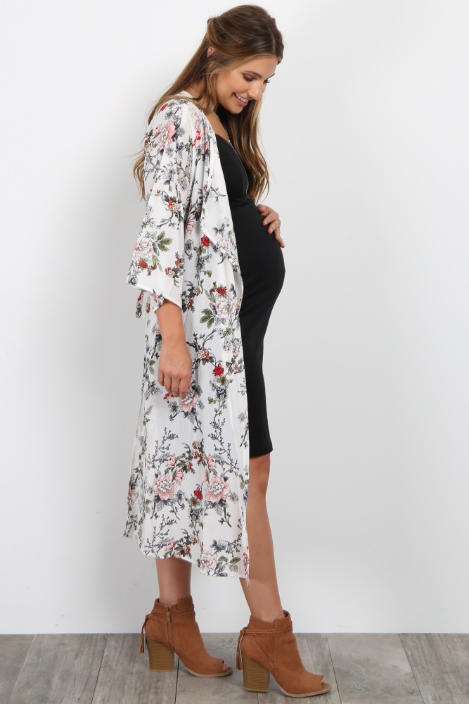 maternity dress with kimono