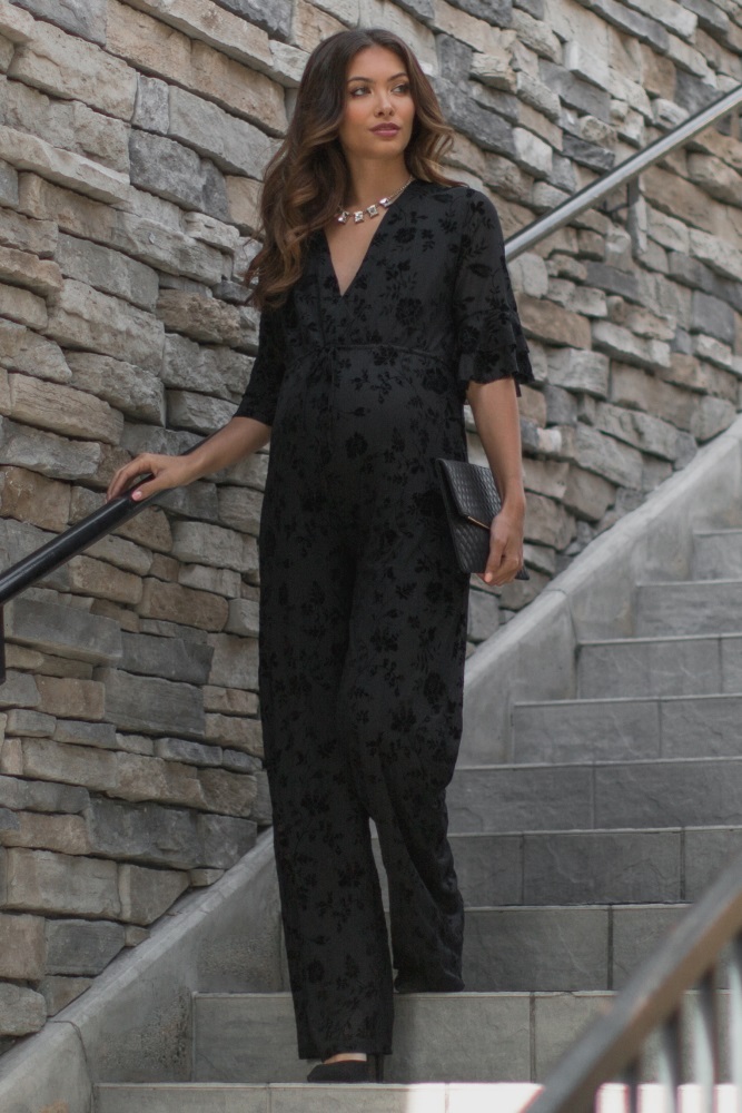 maternity party jumpsuit