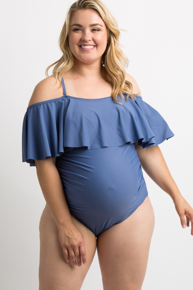 pink blush maternity bathing suits