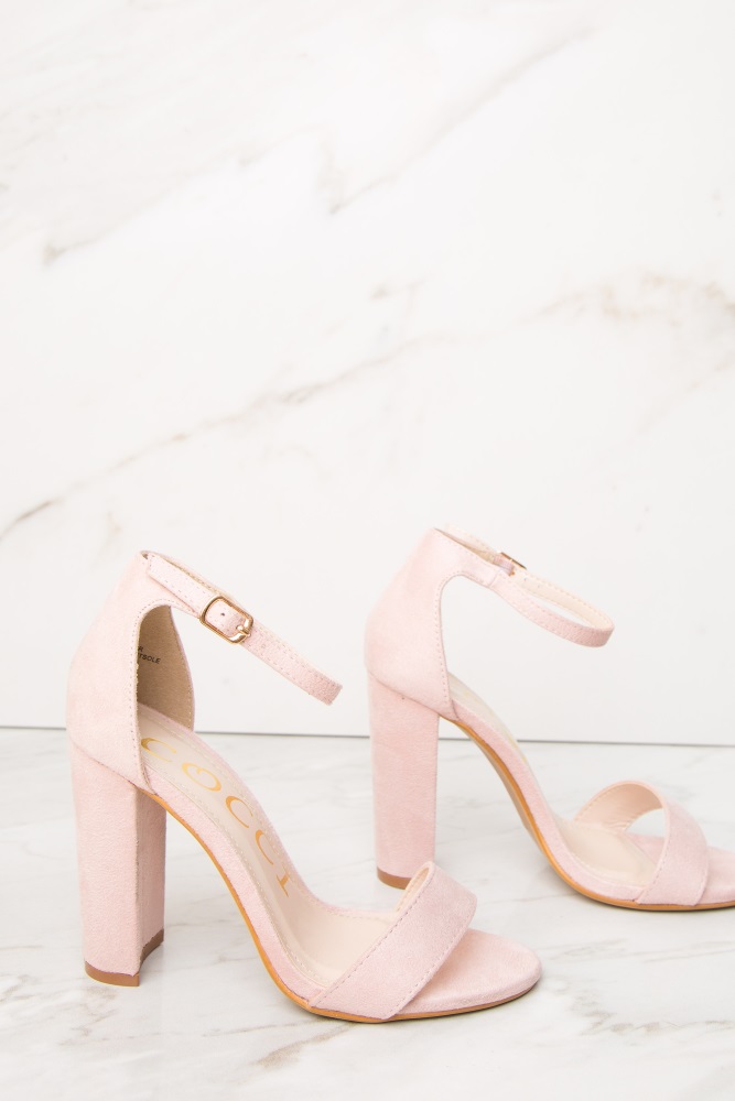 light pink heels