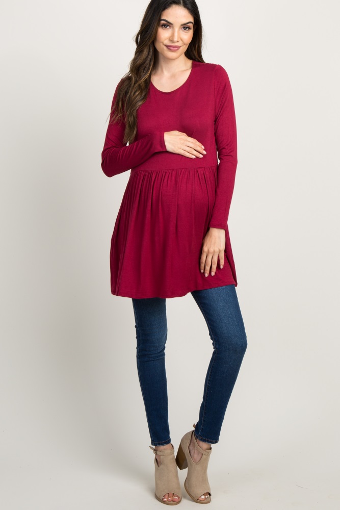 maternity peplum