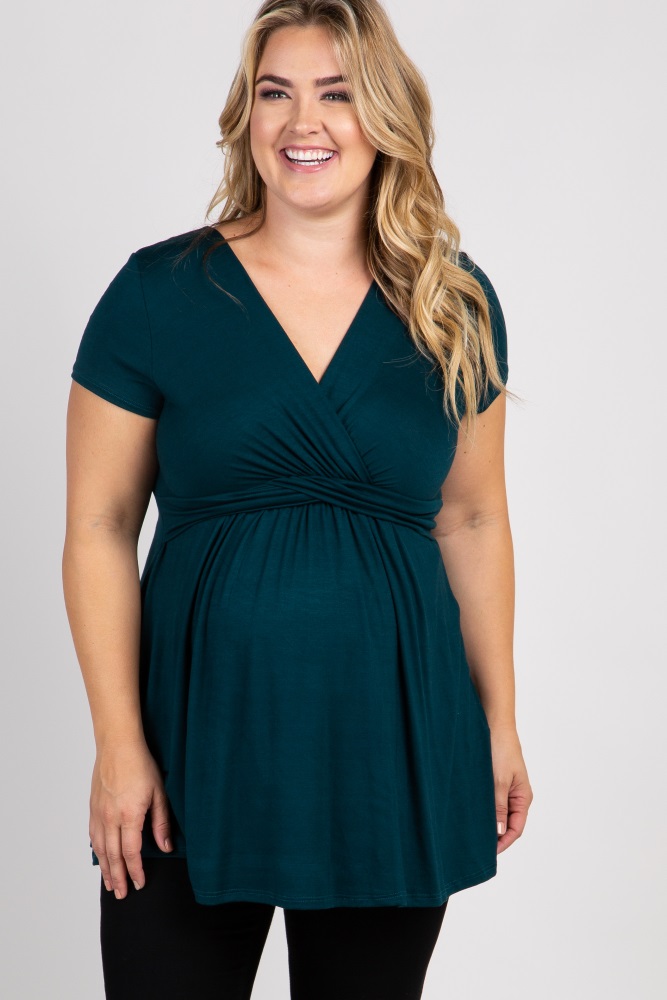 maternity blouses plus size