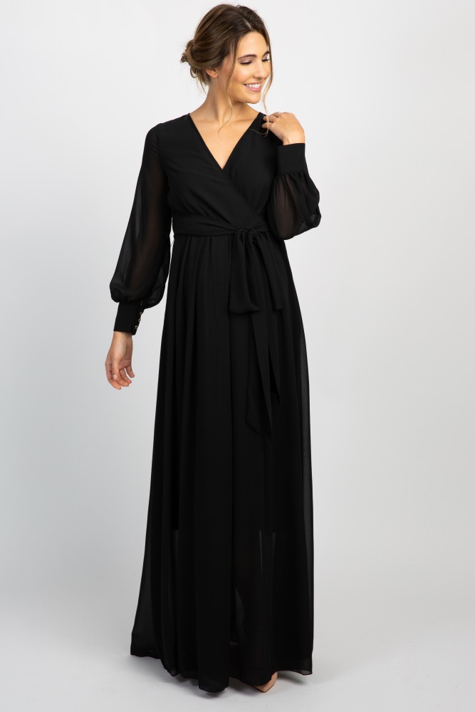 maxi party dresses with sleeves