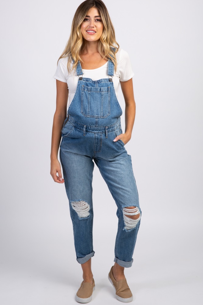 pink blush overalls