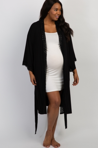 plus size nursing robe