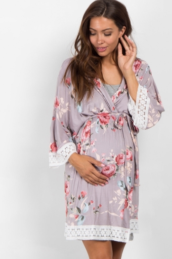 maternity labor delivery nursing robe