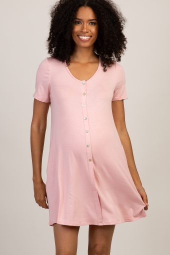 maternity night shirt dress