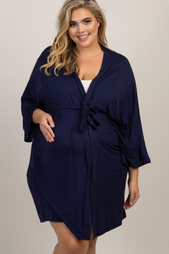 maternity plus size robes