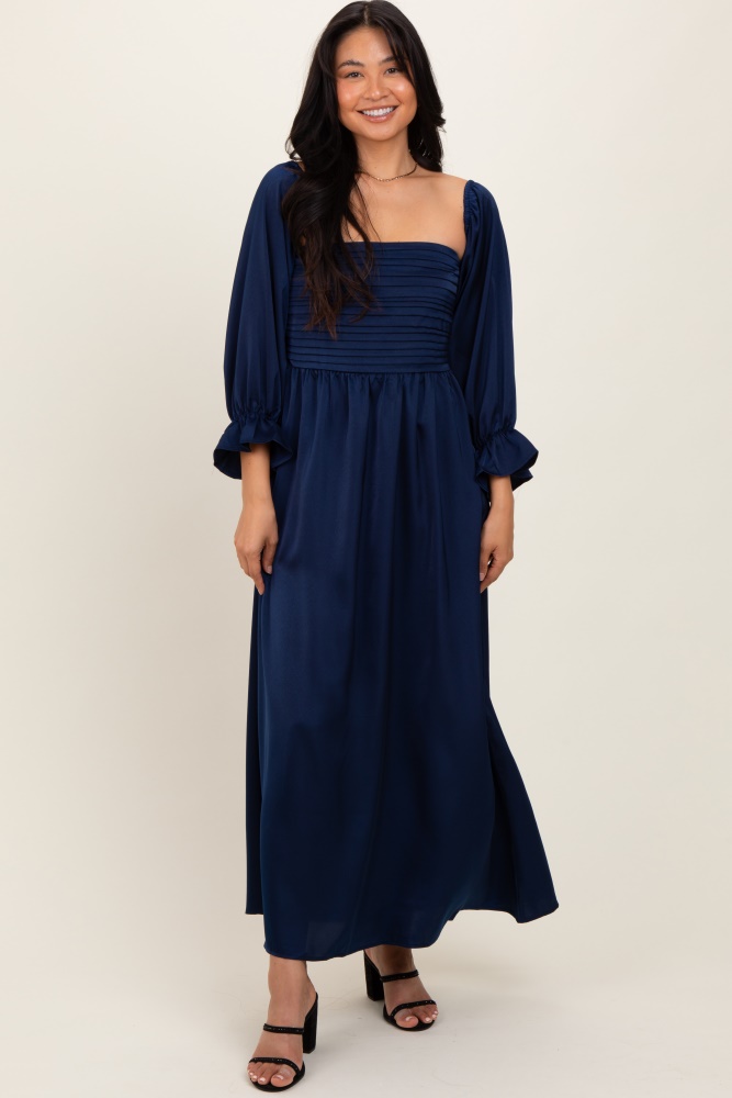 navy blue dress for baby girl Mom-To-Be Baby Shower Dresses & Gowns