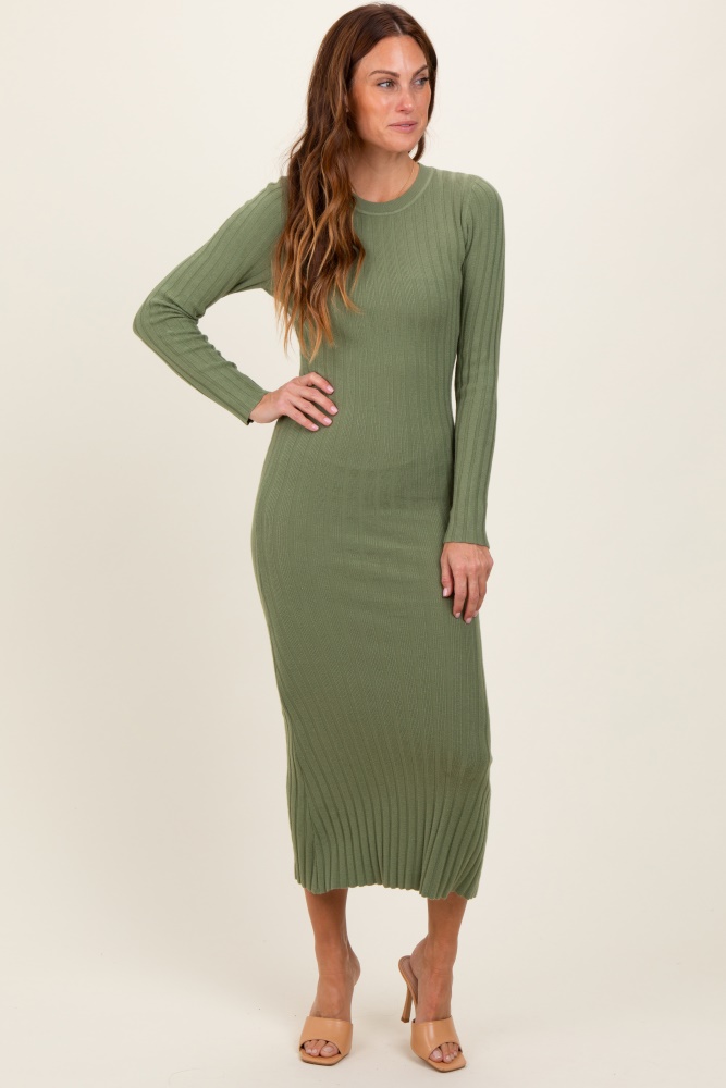 knitted nursing dress Green Brushed Knit Wrap Fitted – PinkBlush 3.6.24
