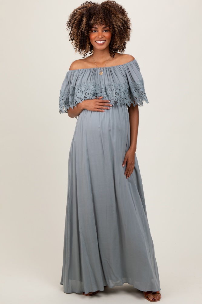 chinese dress ladies PinkBlush Mauve Ruched One Shoulder Maternity Dress