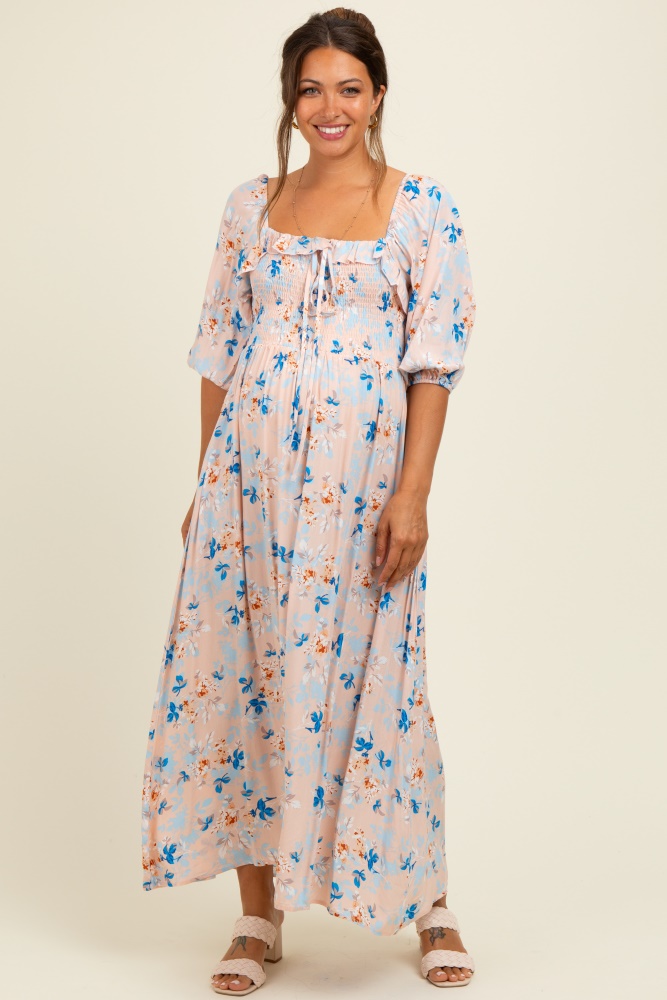 princess polly baby blue dress Natural Blue Patchwork Dress – PinkBlush