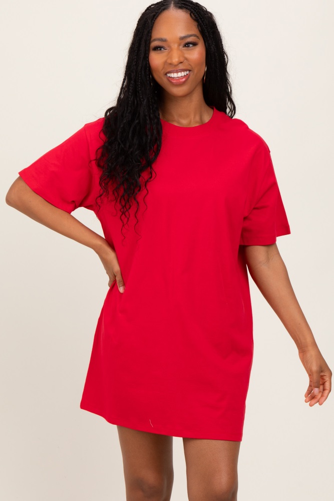 women's red t shirt dress Malo T-Shirt have for any fashion THE T-SHIRT DRESS in Tomato