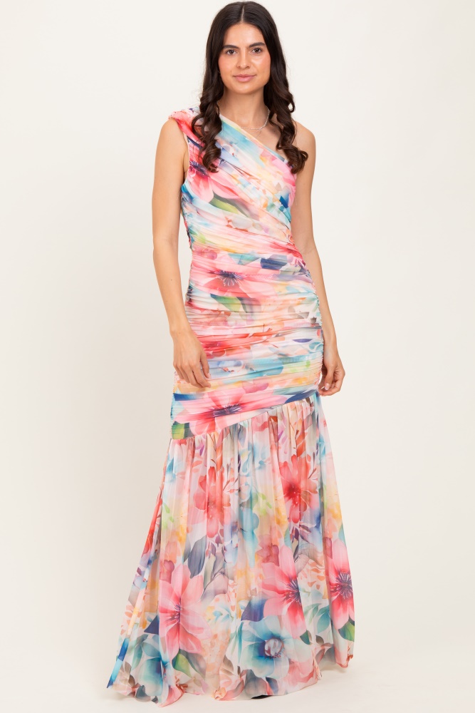 sachin and babi light blue dress Green Ombre Pleated Vintage Spring Chiffon Maxi Dress on Luulla main image 0
