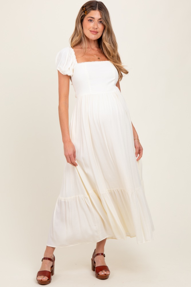 princess polly baby blue dress 9 Must Try White Maternity Dresses for Your Photoshoot main image 0