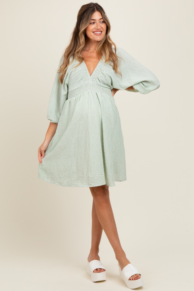bump friendly fall dress Mona 'Love Story' Maxi Dress in Beige main image 0