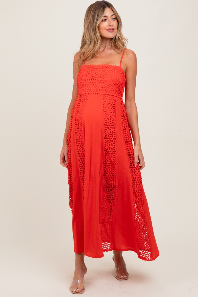 strapless open back dress Women's Something Good Wine Red Floral Applique Maxi Dress | Size: Xs