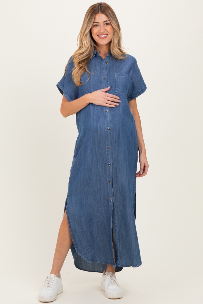 slim fit dress slacks Holy Grail Nursing Dress - Short Sleeve main image 1