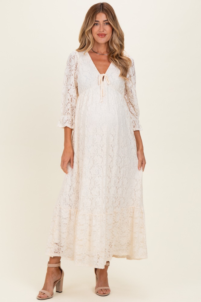knee length dresses for ladies Sage Maxi Maternity Photoshoot Dress