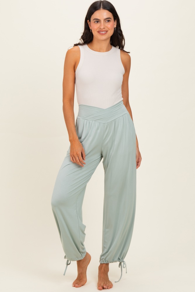 Mint Green Basic Wide Leg Lounge Pants PinkBlush Mint Green Basic Wide Leg Lounge Pants PinkBlush