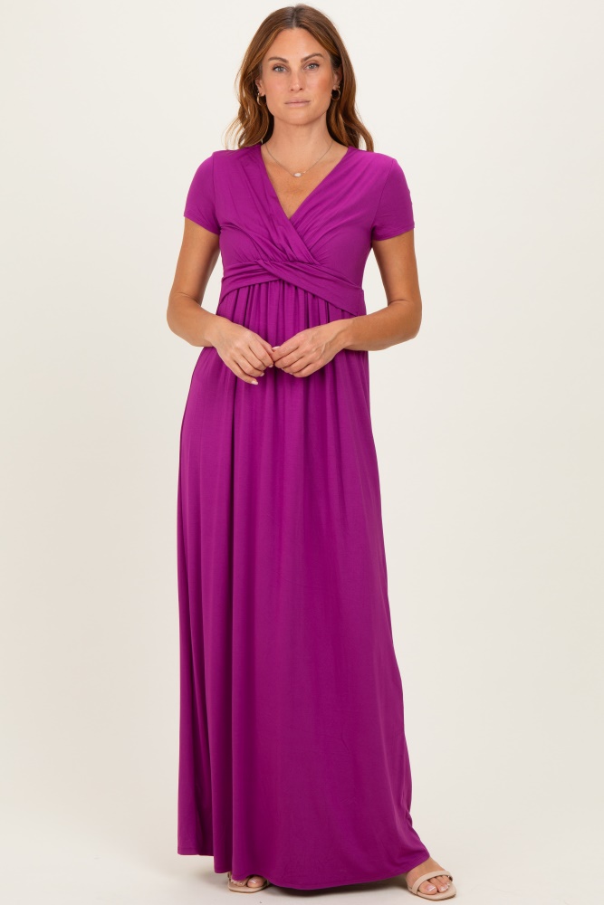 Pink Striped Button Down Maxi Dress  PinkBlush