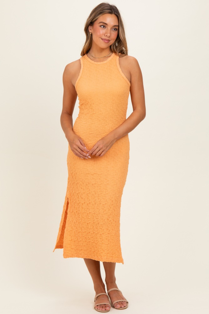 coral backless maxi dress Rachel Allan 70424 Prom Dress - Coral/Gold main image 0