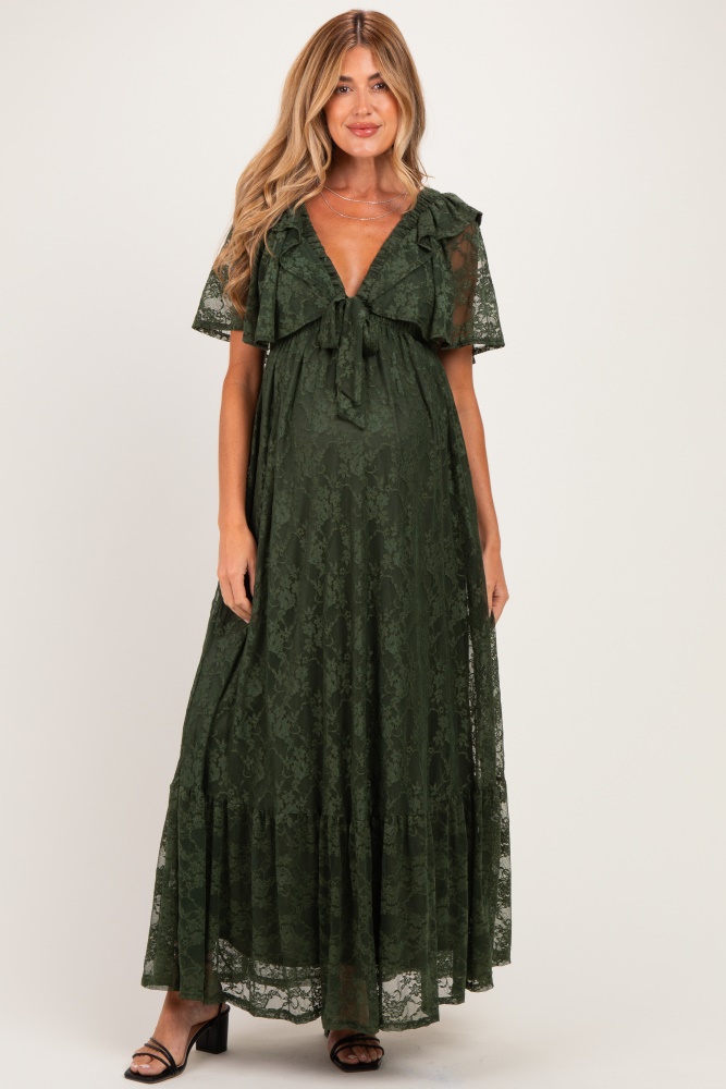 forest green maternity bridesmaid dress Pleated Ruffle Off Shoulder Maxi – PinkBlush milonga outfit stretchy fabric 1 pairs women invisible Floral dress Color:Natural linen (w. tan stitch)