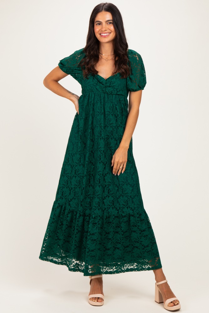 metisu green lace dress Forest Floral Midi – PinkBlush latest bubu lace gown styles 2023