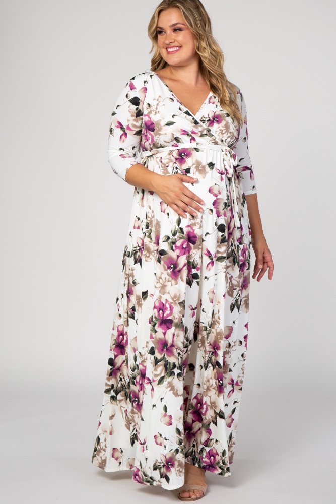 Buy OUGES Womens Solid/Floral Maternity Dresses Nursing Gown Breastfeeding  Clothes, Wine592, Medium at Amazon.in