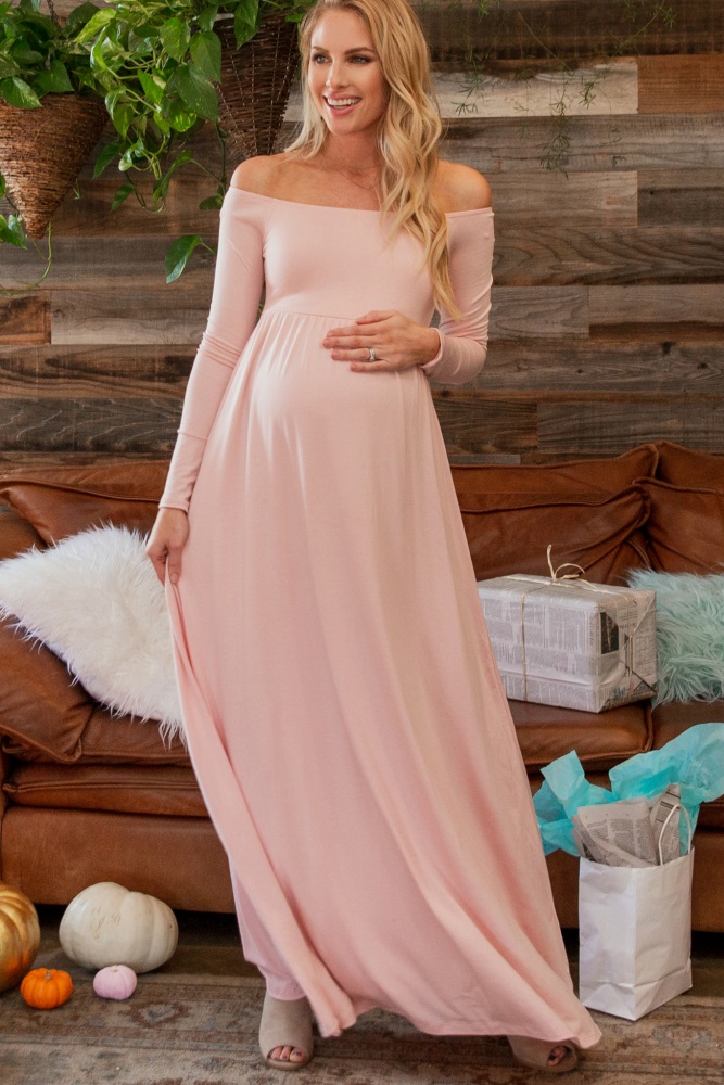 pink petite maxi dress