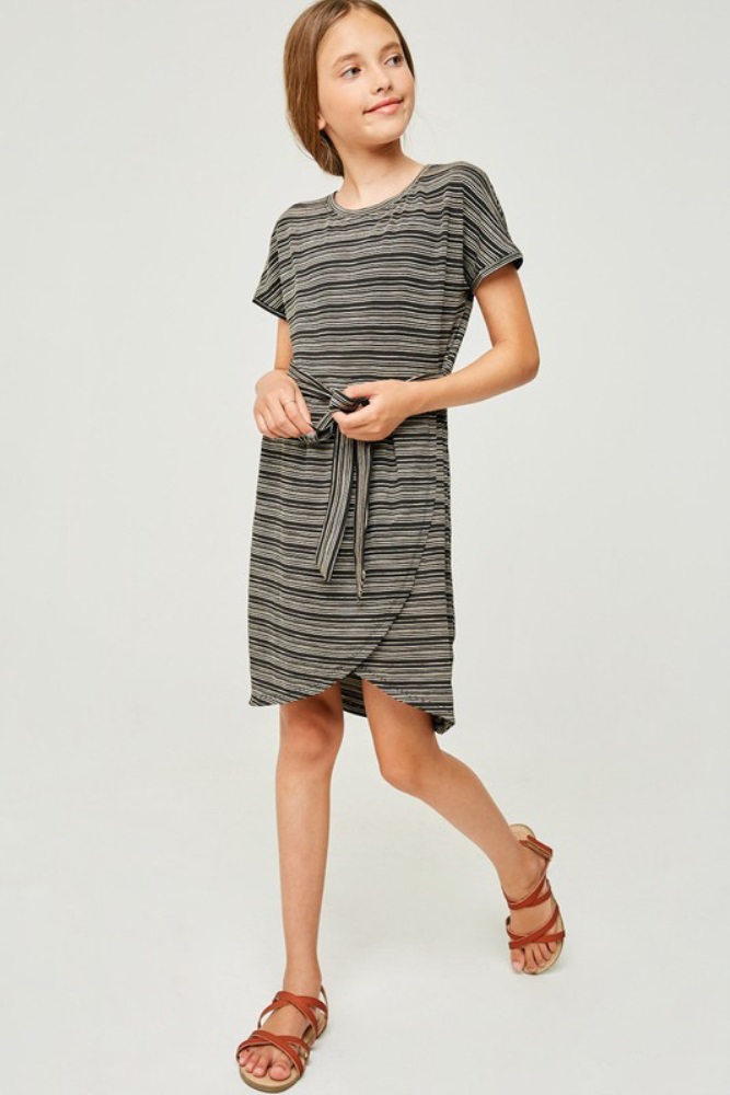 girls wrap dress