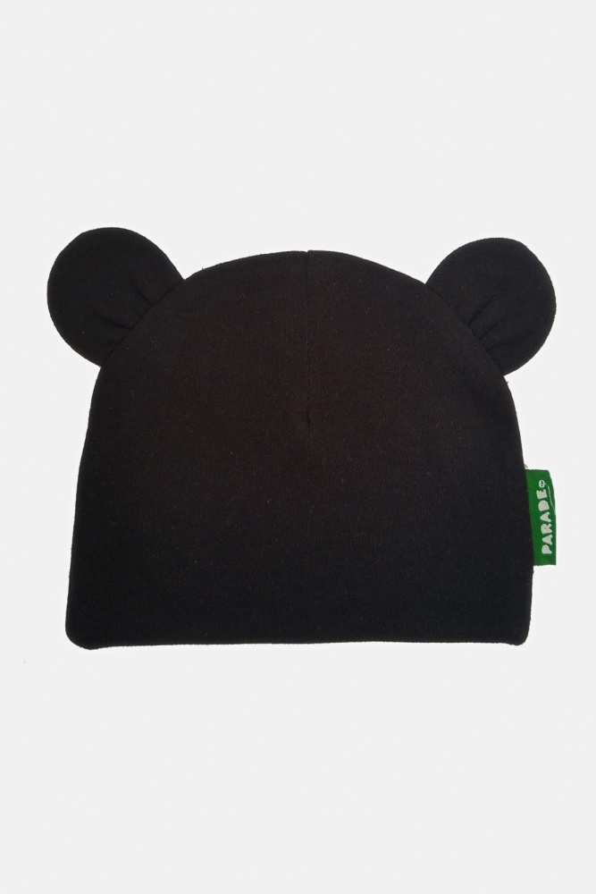 black baby hat with ears