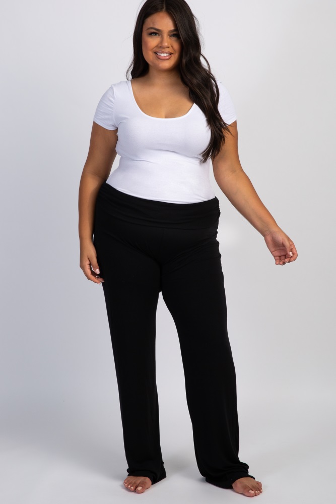 BUMP IT UP MATERNITY Black Skinny Jeans With Comfort Panel | Yours Clothing