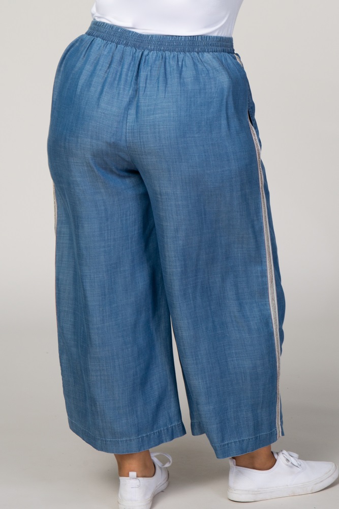 light blue striped pants