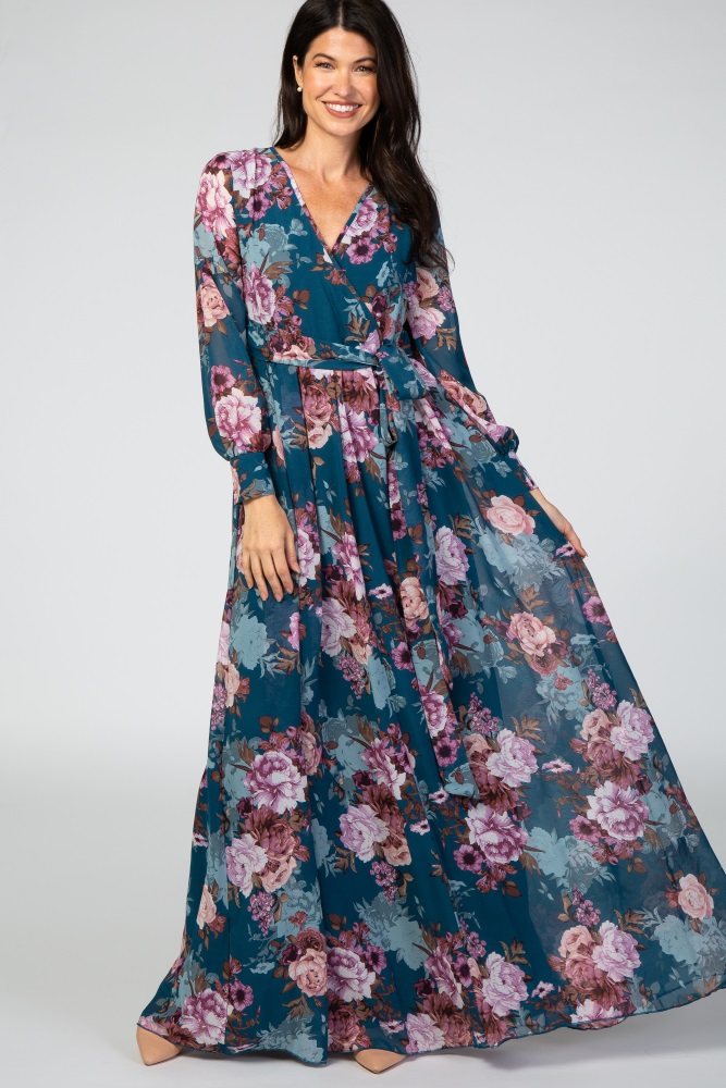 chiffon maxi dress