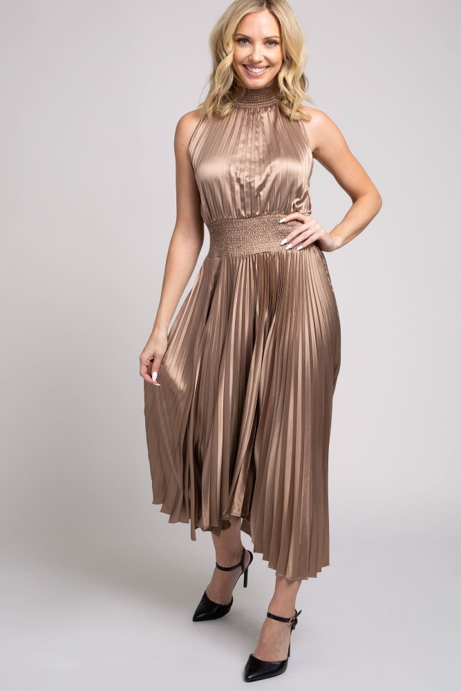 Satin Pleated Dress Online Sale, UP TO 66% OFF | www 