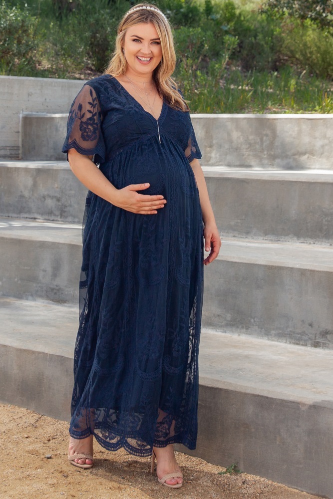 Plus Size Maternity Photoshoot Dresses & Gowns