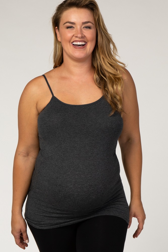 Buy U-Pretty Women Basic Maternity Tank Tops Maternity Camisole (US M,Tag  L, Black+Gray) Online at desertcartSeychelles