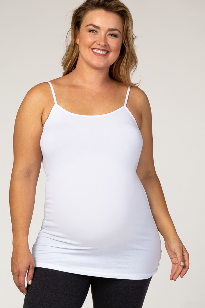 Kanali Women Plus Size Maternity Nursing Tank Top Front Buckle Breastfeeding  Tank Bra 