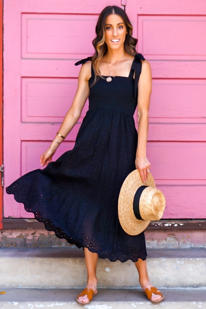 black eyelet dress Rails Mckenna Dress main image 0