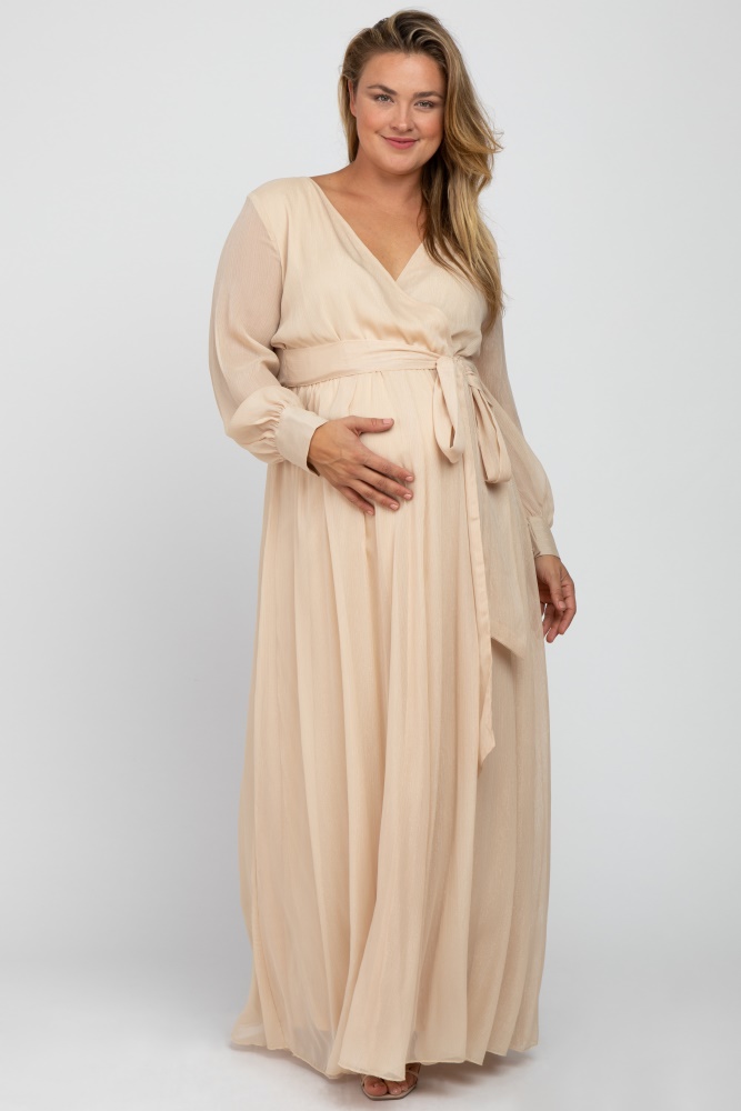 fall maternity dress plus size Tina Diamond Maternity Dress Plus Size (All Colors) 2XL / Green main image 0