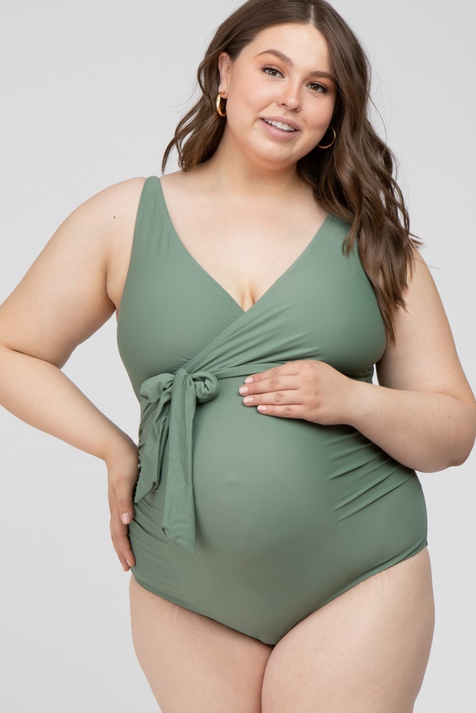 Summer Maternity Plus Size Swimsuit Sets With Tube Top Print Perfect For  Beachwear And Swimming T230607 From Babiq03, $5.41