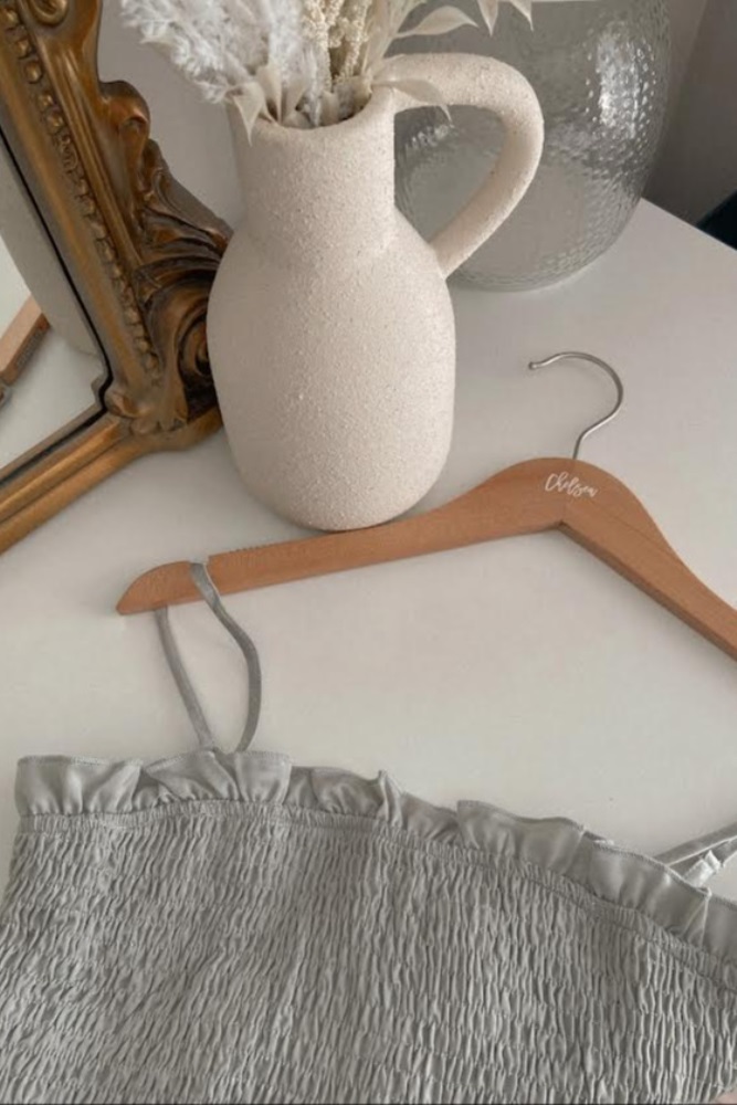 Sage Satin Smocked Fitted Maternity Midi Dress