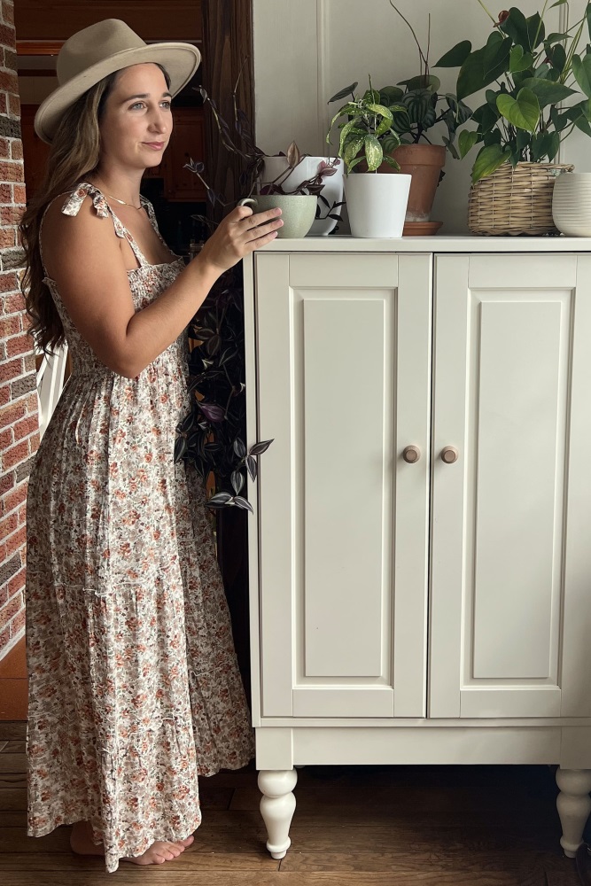 Beige Floral Sleeveless Tiered Maxi Dress  PinkBlush